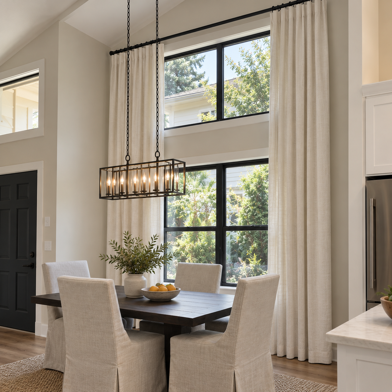 Bright Modern Dining Room.